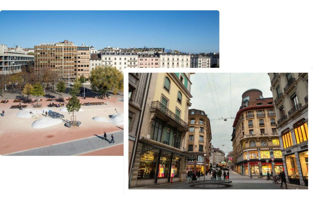 Quartiers à Genève